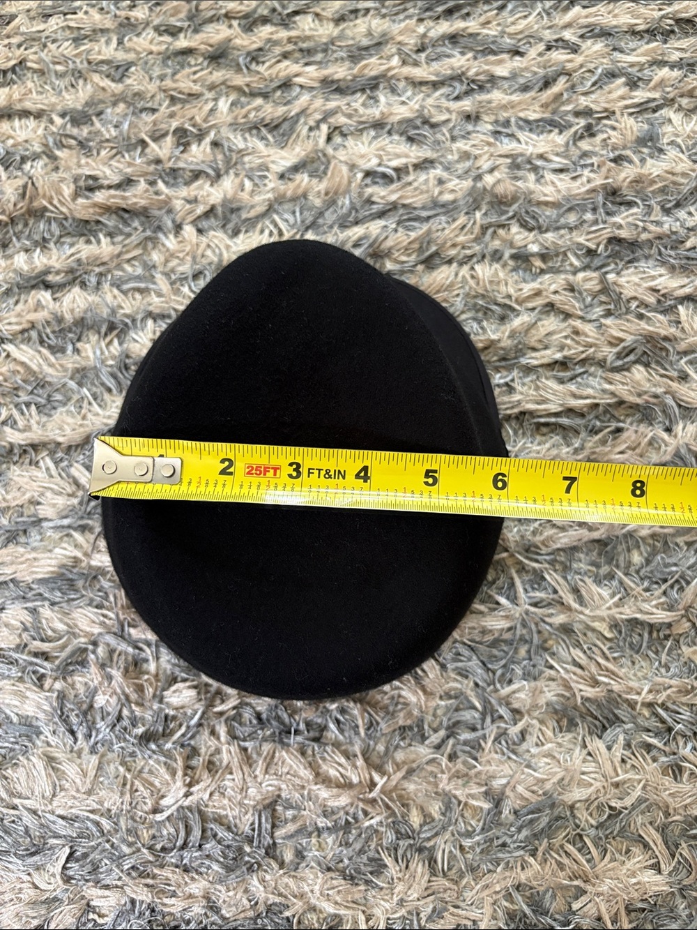 Eric Javits New York Black 100% Wool Water Repellent Newsboy Cap One Size - Picture 11 of 13